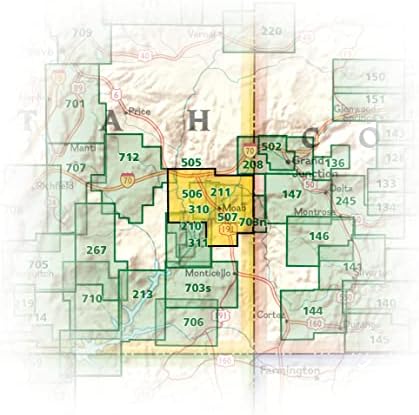 National Geographic Trails Illustrated Map 2022 Moab Greater Region - 画像 (7)